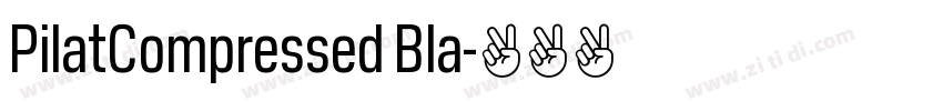 PilatCompressed Bla字体转换 PilatCompressed Bla字体转换